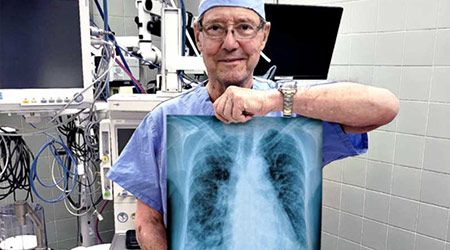 surgical smoke transplant lung double surgeon plume links surgery fibrosis underwent idiopathic pulmonary diagnosed orthopedic inhaling ariz phoenix years after